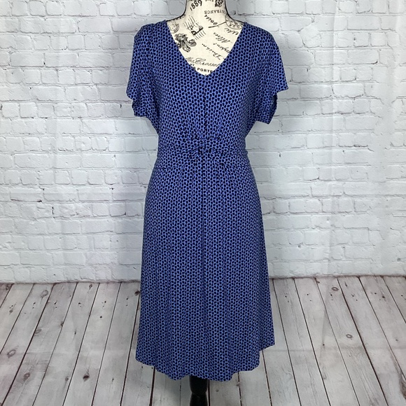 2049. Lascana Purple & Black Dress NWT Size 14 - Picture 2 of 5